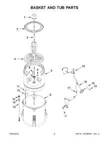04 - Basket And Tub Parts parts for Maytag Laundry Center MVWC565FW0 from AppliancePartsPros.com