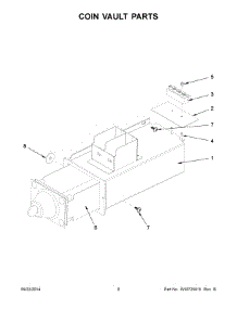05 - Coin Vault Parts parts for Maytag Washer MXR20PDATS from AppliancePartsPros.com