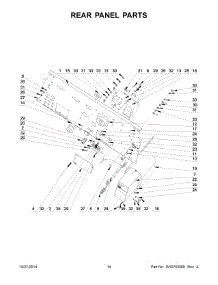 08 - Rear Panel Parts parts for Maytag Washer MXR20PNATS from AppliancePartsPros.com