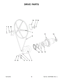 10 - Drive Parts parts for Maytag Washer MXR20PNATS from AppliancePartsPros.com