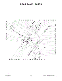 09 - Rear Panel Parts parts for Maytag Washer MXR25PDATS from AppliancePartsPros.com