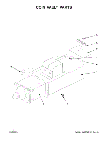 05 - Coin Vault Parts parts for Maytag Washer MXR30PDATS from AppliancePartsPros.com