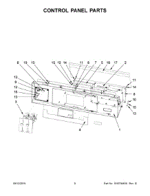 04 - Control Panel Parts parts for Maytag Washer MXR40PDATS from AppliancePartsPros.com