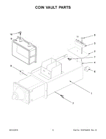 05 - Coin Vault Parts parts for Maytag Washer MXR40PDATS from AppliancePartsPros.com