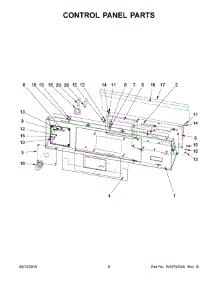 04 - Control Panel Parts parts for Maytag Washer MXR40PNATS from AppliancePartsPros.com