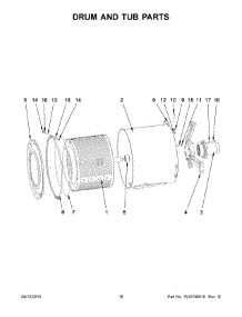 10 - Drum And Tub Parts parts for Maytag Washer MXR55PDATS from AppliancePartsPros.com