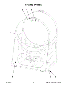 02 - Frame Parts parts for Maytag Washer MXR55PNATS from AppliancePartsPros.com