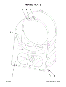 02 - Frame Parts parts for Maytag Washer MXR65PDATS from AppliancePartsPros.com