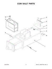 05 - Coin Vault Parts parts for Maytag Washer MXR65PDATS from AppliancePartsPros.com