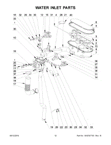 07 - Water Inlet Parts parts for Maytag Washer MXR65PDATS from AppliancePartsPros.com