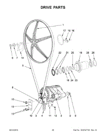11 - Drive Parts parts for Maytag Washer MXR65PDATS from AppliancePartsPros.com