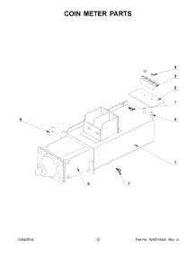 07 - Coin Meter Parts parts for Maytag Washer MXS20PDATS from AppliancePartsPros.com