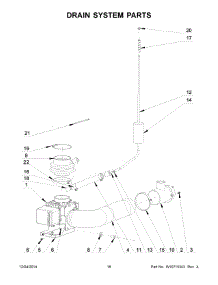 10 - Drain System Parts parts for Maytag Washer MXS20PDATS from AppliancePartsPros.com