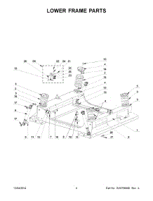 03 - Lower Frame Parts parts for Maytag Washer MXS20PNATS from AppliancePartsPros.com