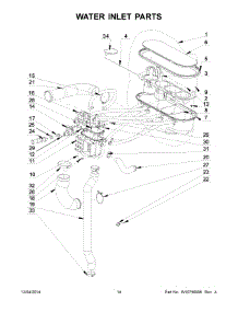 08 - Water Inlet Parts parts for Maytag Washer MXS20PNATS from AppliancePartsPros.com
