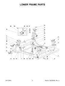 03 - Lower Frame Parts parts for Maytag Washer MXS25PDATS from AppliancePartsPros.com