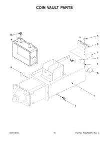 07 - Coin Vault Parts parts for Maytag Washer MXS25PDATS from AppliancePartsPros.com