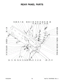 10 - Rear Panel Parts parts for Maytag Washer MXS25PNATS from AppliancePartsPros.com