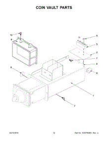 07 - Coin Vault Parts parts for Maytag Washer MXS30PDATS from AppliancePartsPros.com
