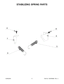 04 - Stabilizing Spring Parts parts for Maytag Washer MXS30PNATS from AppliancePartsPros.com