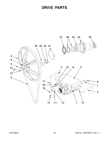 13 - Drive Parts parts for Maytag Washer MXS40PDATS from AppliancePartsPros.com