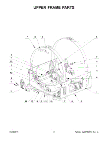 02 - Upper Frame Parts parts for Maytag Washer MXS40PNATS from AppliancePartsPros.com