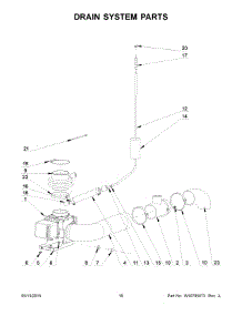09 - Drain System Parts parts for Maytag Washer MXS40PNATS from AppliancePartsPros.com