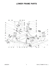 03 - Lower Frame Parts parts for Maytag Washer MXS65PDATS from AppliancePartsPros.com
