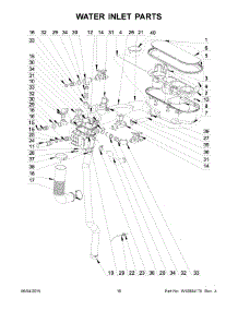 09 - Water Inlet Parts parts for Maytag Washer MXS65PDATS from AppliancePartsPros.com