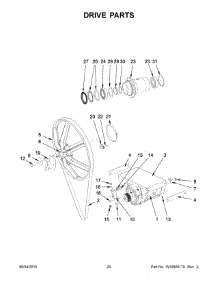 13 - Drive Parts parts for Maytag Washer MXS65PDATS from AppliancePartsPros.com