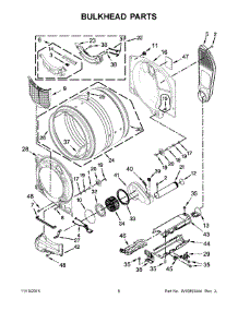 04 - Bulkhead Parts parts for Maytag Dryer YMED3100DW1 from AppliancePartsPros.com