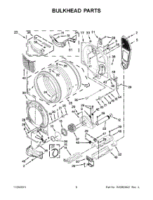 04 - Bulkhead Parts parts for Maytag Dryer YMED5100DC1 from AppliancePartsPros.com