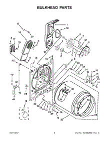 04 - Bulkhead Parts parts for Maytag Laundry Center YMEDB755DW2 from AppliancePartsPros.com