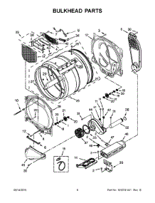 04 - Bulkhead Parts parts for Maytag Dryer YMEDB835DW0 from AppliancePartsPros.com