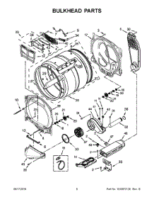 04 - Bulkhead Parts parts for Maytag Laundry Center YMEDB835DW3 from AppliancePartsPros.com