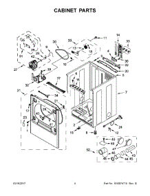 03 - Cabinet Parts parts for Maytag Laundry Center YMEDB855DC3 from AppliancePartsPros.com