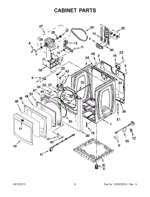 02 - Cabinet Parts parts for Maytag Dryer YMEDB880BW0 from AppliancePartsPros.com