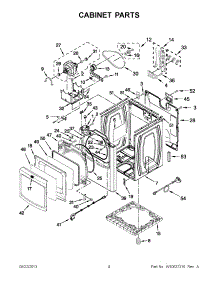 03 - Cabinet Parts parts for Maytag Dryer YMEDB980BG0 from AppliancePartsPros.com