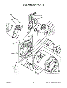 03 - Bulkhead Parts parts for Maytag Dryer YMEDC400BW0 from AppliancePartsPros.com