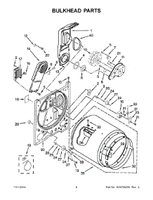 04 - Bulkhead Parts parts for Maytag Dryer YMEDC415EW0 from AppliancePartsPros.com