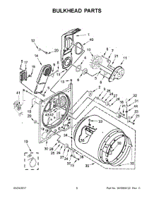 04 - Bulkhead Parts parts for Maytag Laundry Center YMEDX6STBW1 from AppliancePartsPros.com