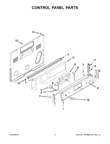 03 - Control Panel Parts parts for Maytag Range YMER8600DE0 from AppliancePartsPros.com