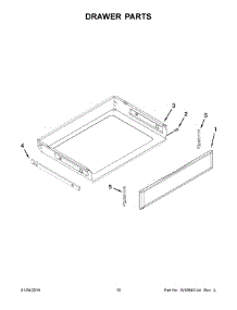 06 - Drawer Parts parts for Maytag Range YMER8600DH0 from AppliancePartsPros.com