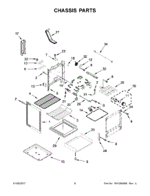04 - Chassis Parts parts for Maytag Range YMER8650FZ0 from AppliancePartsPros.com