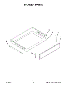 06 - Drawer Parts parts for Maytag Range YMER8700DH1 from AppliancePartsPros.com