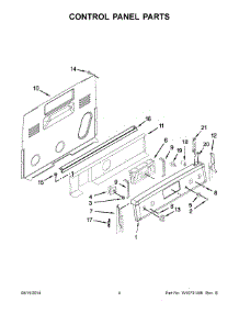 03 - Control Panel Parts parts for Maytag Range YMER8700DS1 from AppliancePartsPros.com