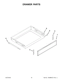 06 - Drawer Parts parts for Maytag Range YMER8800DE0 from AppliancePartsPros.com