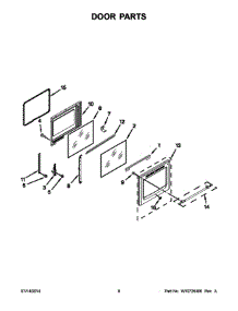 05 - Door Parts parts for Maytag Range YMER8800DH1 from AppliancePartsPros.com