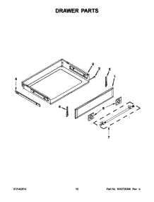 06 - Drawer Parts parts for Maytag Range YMER8800DH1 from AppliancePartsPros.com