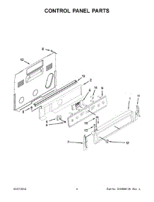 03 - Control Panel Parts parts for Maytag Range YMER8800DS0 from AppliancePartsPros.com